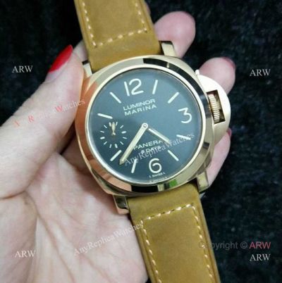 Panerai PAM 511 Luminor Marina 8 Days Rose Gold Watch Buy Knockoff